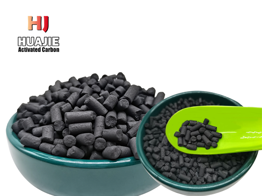 Solvent recovery columnar activated carbon 